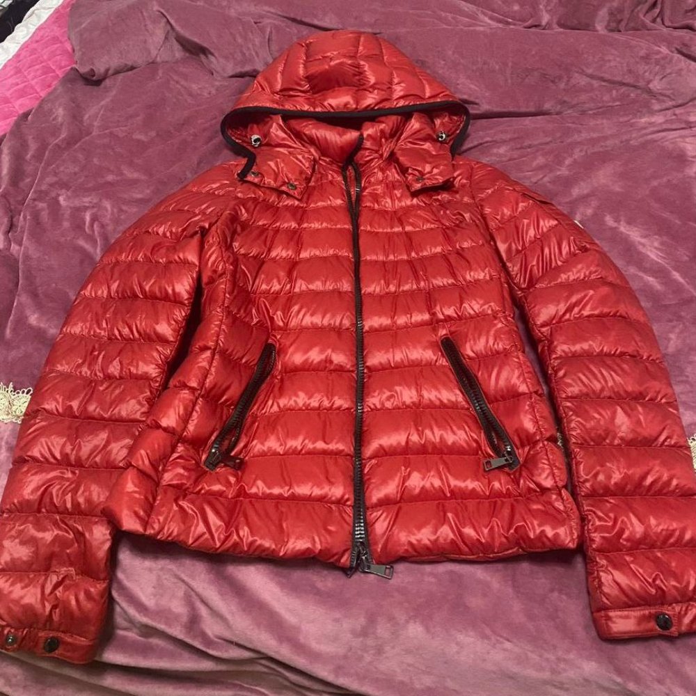 Moncler Red Puffer Jacket